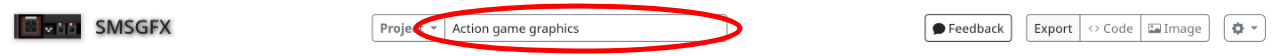 Where to find the new project button.