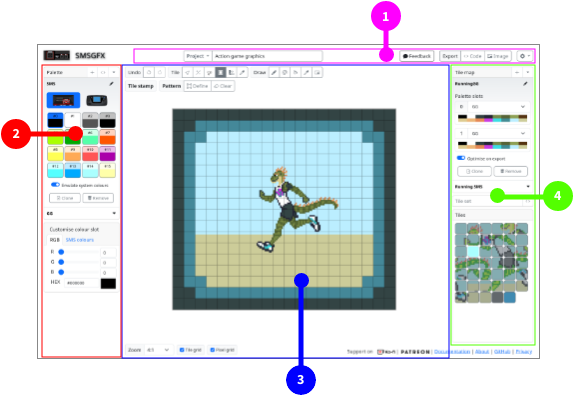 UI overview.